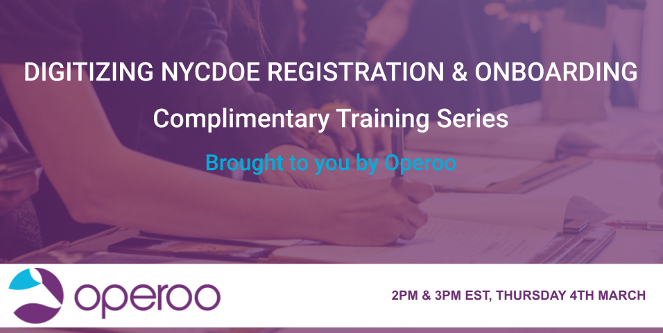 Digital Registration How To Webinar for NYCDOE Clients